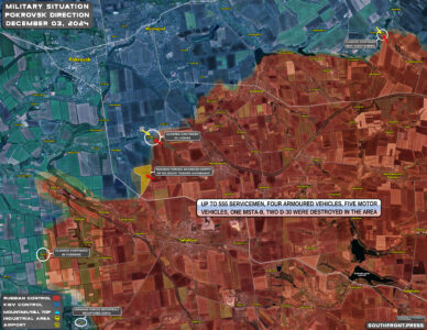 Military Situation On Ukrainian Frontlines On December 3, 2024 (Maps Update)