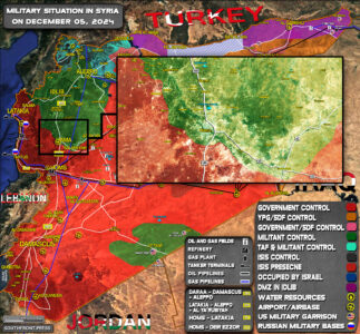 Military Situation In Syria On December 5, 2024 (Maps Update)