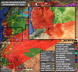 Military Situation In Syria On December 7, 2024 (Maps Update)