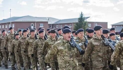 Young British Leaving The Armed Forces