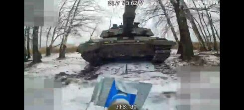 In Video: British Challenger Tanks Burning In Russian Kursk Region