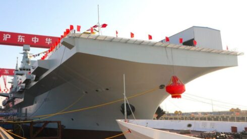 China’s Monster Type 076 Amphibious Assault Ship Seen Like Never Before At Launch Ceremony