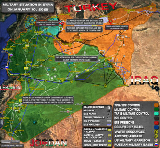 Military Situation In Syria On January 10, 2025 (Map Update)