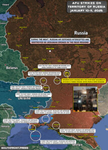 Military Situation In Russian Kursk Region And Ukrainian Attacks On Territory Of Russia On January 11, 2025 (Maps Update)