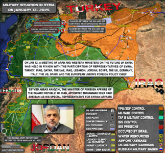 Military Situation In Syria On January 13, 2025 (Map Update)