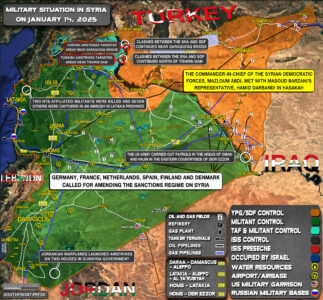 Military Situation In Syria On January 14, 2025 (Map Update)