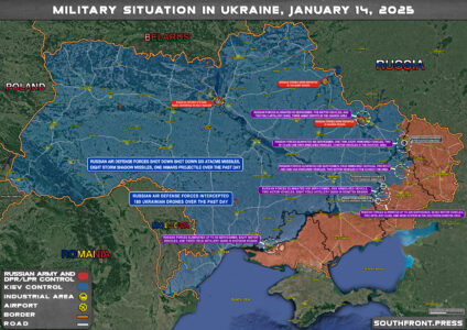 Military Situation On Ukrainian Frontlines On January 14, 2024 (Map Update)