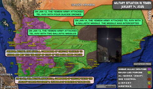 Military Situation In Yemen On January 14, 2025 (Map Update)