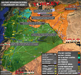 Military Situation In Syria On January 20, 2025 (Map Update)