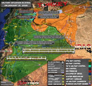 Military Situation In Syria On January 21, 2025 (Map Update)