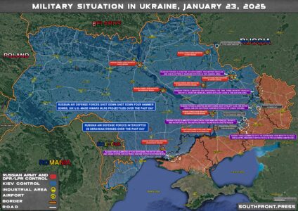 Military Situation In Ukraine On January 23, 2024 (Map Update)