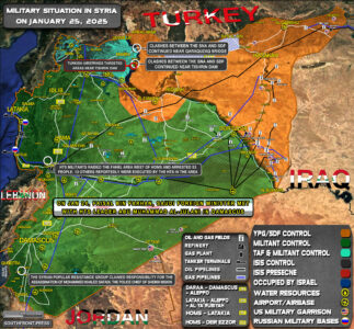 Military Situation In Syria On January 25, 2025 (Map Update)