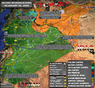 Military Situation In Syria On January 26, 2025 (Map Update)