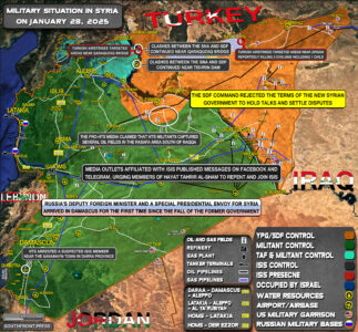 Military Situation In Syria On January 28, 2025 (Map Update)