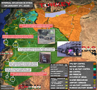 Military Situation In Syria On January 4, 2025 (Maps Update)