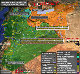 Military Situation In Syria On January 6, 2025 (Map Update)