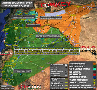 Military Situation In Syria On January 7, 2025 (Map Update)