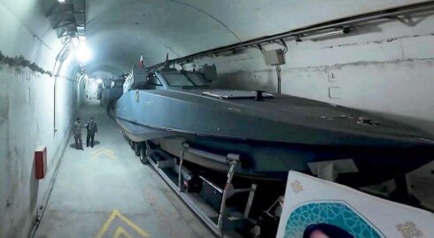 Iran Unveils Underground Naval Base