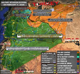 Military Situation In Syria On February 11, 2025 (Map Update)