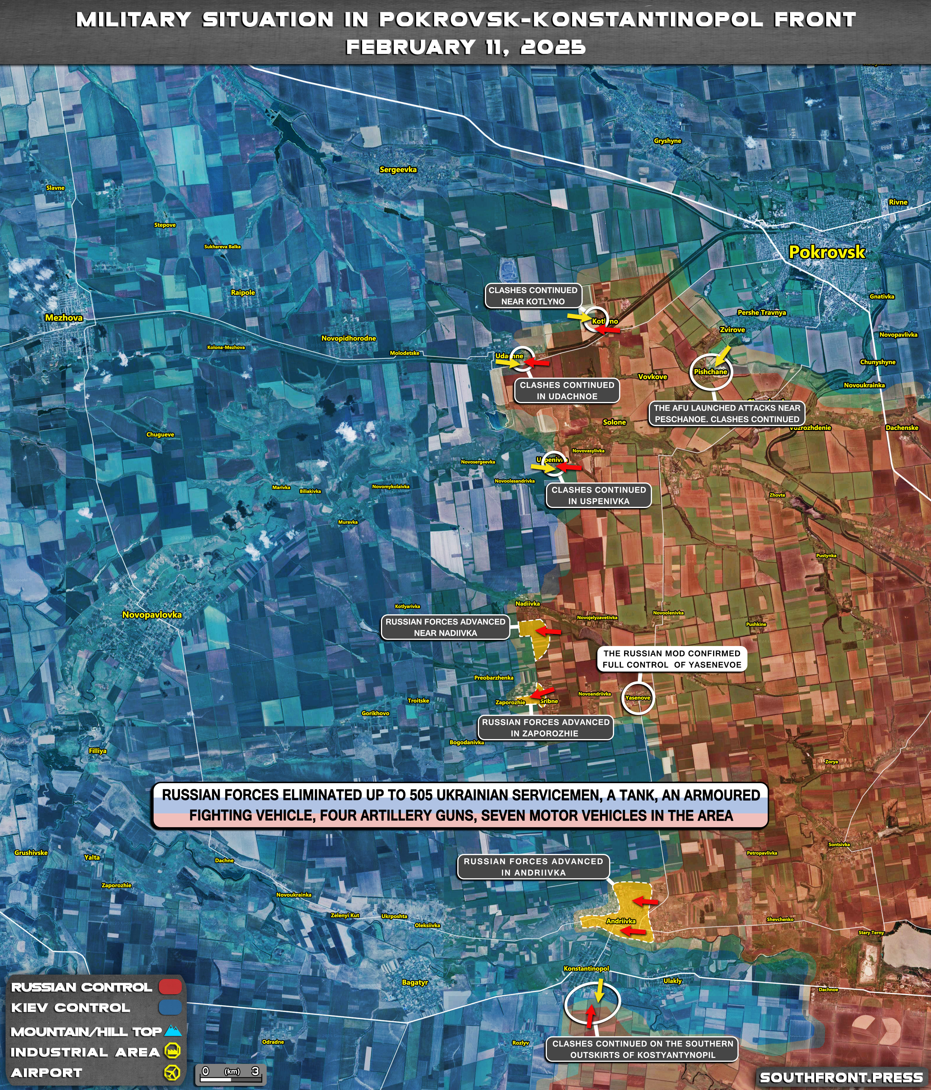 Military Situation On Ukrainian Frontlines On February 11, 2025 (Maps Update)