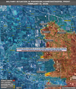 Military Situation In Russian Kursk Region And On Ukrainian Frontlines On February 12, 2025 (Maps Update)