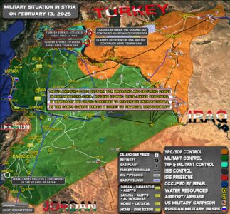 Military Situation In Syria On February 13, 2025 (Map Update)