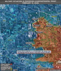 Military Situation On Ukrainian Frontlines On February 13, 2025 (Maps Update)