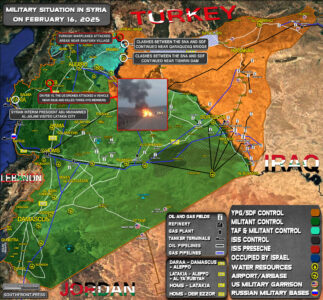 Military Situation In Syria On February 16, 2025 (Map Update)