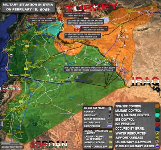 Military Situation In Syria On February 18, 2025 (Map Update)