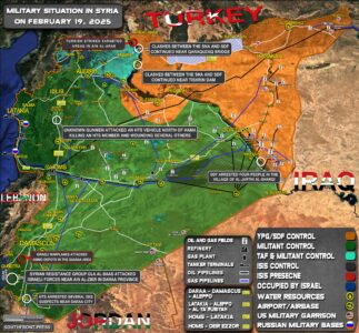 Military Situation In Syria On February 19, 2025 (Map Update)