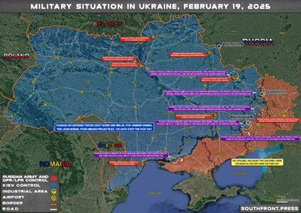 Military Situation In Ukraine On February 19, 2025 (Map Update)