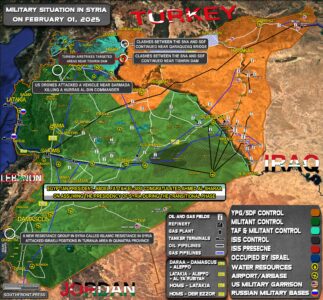 Military Situation In Syria On February 1, 2025 (Map Update)