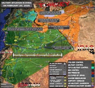 Military Situation In Syria On February 20, 2025 (Map Update)