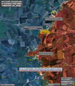 Military Situation in Ukraine On February 20, 2025 (Map Update)