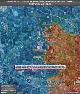 Military Situation In Ukraine On February 22, 2025 (Map Update)