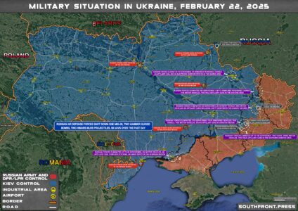 Military Situation In Ukraine On February 22, 2025 (Map Update)