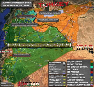 Military Situation In Syria On February 23, 2025 (Map Update)