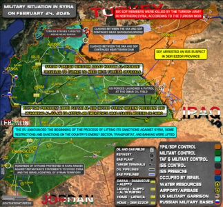 Military Situation In Syria On February 24, 2025 (Map Update)