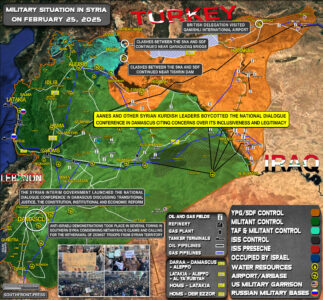 Military Situation In Syria On February 25, 2025 (Map Update)