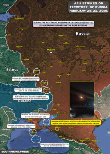 Military Situation In Russian Kursk Region And Ukrainian Attacks On Territory Of Russia On February 26, 2025 (Maps Update)