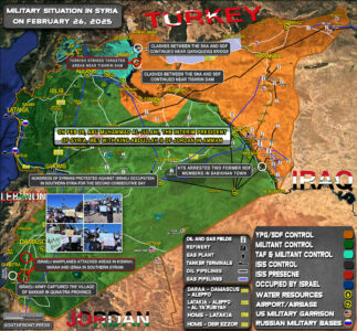 Military Situation In Syria On February 26, 2025 (Map Update)