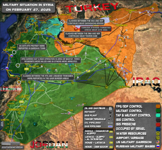 Military Situation In Syria On February 27, 2025 (Map Update)