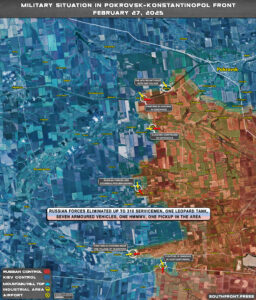 Military Situation In Russian Kursk Region And On Ukrainian Frontlines On February 27, 2025 (Maps Update)