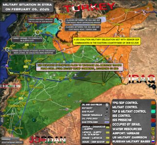 Military Situation In Syria On February 5, 2025 (Map Update)