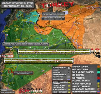 Military Situation In Syria On February 8, 2025 (Map Update)