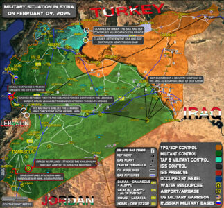 Military Situation In Syria On February 9, 2025 (Map Update)