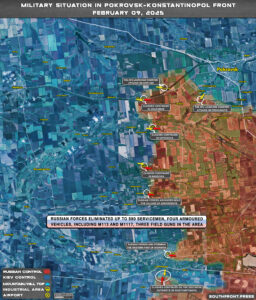 Military Situation In Russian Kursk Region And On Ukrainian Frontlines On February 9, 2025 (Maps Update)