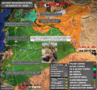 Military Situation In Syria On March 10, 2025 (Map Update)