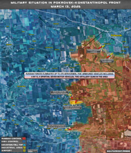 Military Situation In Russian Kursk Region And On Ukrainian Frontlines On March 13, 2025 (Maps Update)