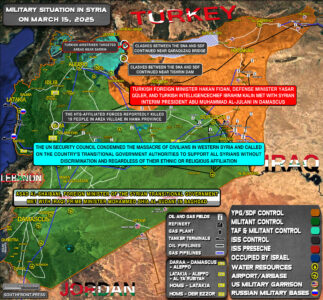 Military Situation In Syria On March 15, 2025 (Map Update)